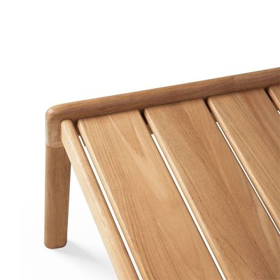 Mesa auxiliar Jack de exterior en madera de teca Mesa auxiliar Jack de exterior en madera de teca