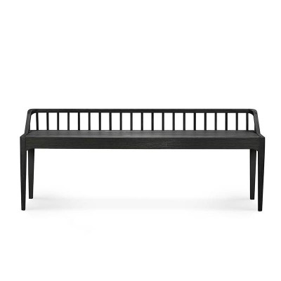 Banco Spindle roble negro de Ethnicraft en Moises Showroom Banco Spindle roble negro de Ethnicraft en Moises Showroom