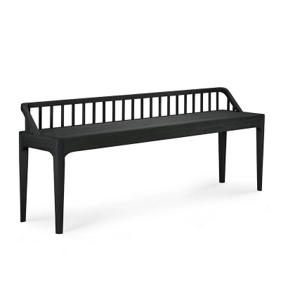 Banco Spindle roble negro de Ethnicraft en Moises Showroom Banco Spindle roble negro de Ethnicraft en Moises Showroom