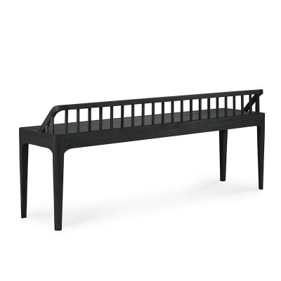 Banco Spindle roble negro de Ethnicraft en Moises Showroom Banco Spindle roble negro de Ethnicraft en Moises Showroom
