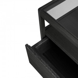 Ethnicraft Mesita Spindle roble negro Ethnicraft Mesita Spindle roble negro