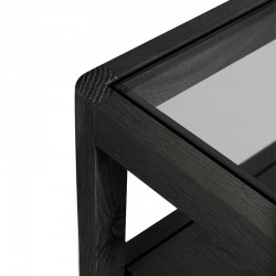 Ethnicraft Mesita Spindle roble negro Ethnicraft Mesita Spindle roble negro