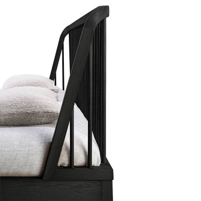 Cama Spindle Roble negro de Ethnicraft