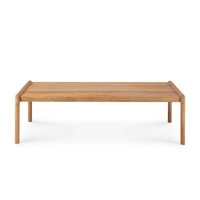 Mesa de centro Jack Teca de Ethnicraft en Moises Showroom Mesa de centro Jack Teca de Ethnicraft en Moises Showroom