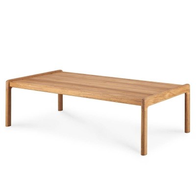 Mesa de centro Jack Teca de Ethnicraft en Moises Showroom Mesa de centro Jack Teca de Ethnicraft en Moises Showroom