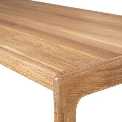 Mesa de centro Jack Teca de Ethnicraft en Moises Showroom Mesa de centro Jack Teca de Ethnicraft en Moises Showroom