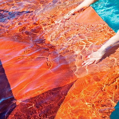 Kilim Diamond Orange Wine Outdoor de Gan Rugs Kilim Diamond Orange Wine Outdoor de Gan Rugs