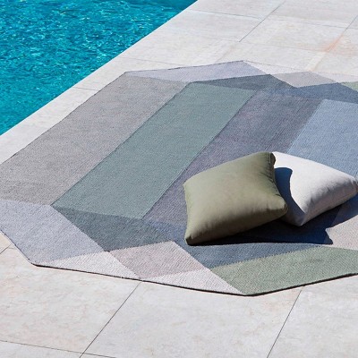 Gan Rugs Kilim Diamante Verde Cinza Gan Rugs Kilim Diamante Verde Cinza