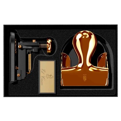 Set 3 grapadora y perforadora oro y negro estuche regalo Set 3 grapadora y perforadora oro y negro estuche regalo