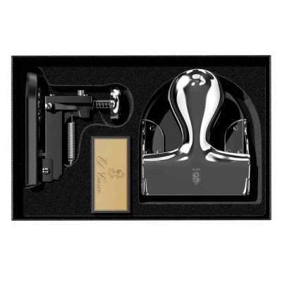 Set 3 grapadora y perforadora cromo y cromo estuche regalo Set 3 grapadora y perforadora cromo y cromo estuche regalo