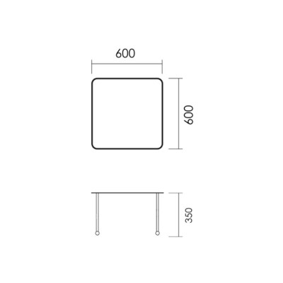Mesa Numeral cuadrada medidas Mesa Numeral cuadrada medidas