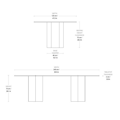 Epic dinning table - Gubi Epic dinning table - Gubi