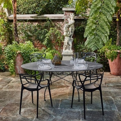 Glossy Outdoor table by Antonio Citterio for Kartell