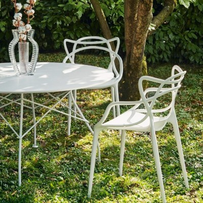 Mesa de exterior brilhante de Antonio Citterio para Kartell Mesa de exterior brilhante de Antonio Citterio para Kartell