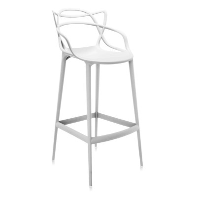 Taburete Masters de Kartell blanco h75 Taburete Masters de Kartell blanco h75