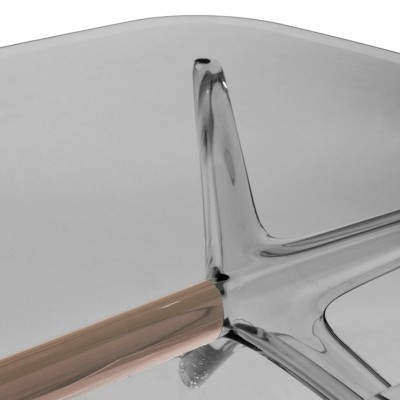 Mesita Blast rectangular de Kartell diseñada por Philippe Starck Mesita Blast rectangular de Kartell diseñada por Philippe Starck
