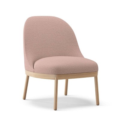 Viccarbe, Fauteuil à rabat avec base en bois Viccarbe, Fauteuil à rabat avec base en bois