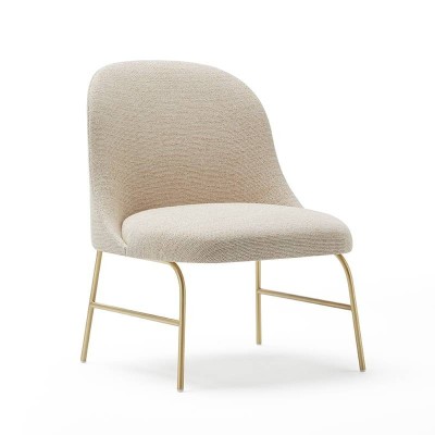 Poltrona Flap con base in metallo di Viccarbe Poltrona Flap con base in metallo di Viccarbe