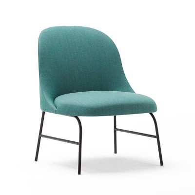 Poltrona Flap con base in metallo di Viccarbe Poltrona Flap con base in metallo di Viccarbe