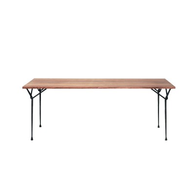 Mesa Officina de madera de nogal Mesa Officina de madera de nogal