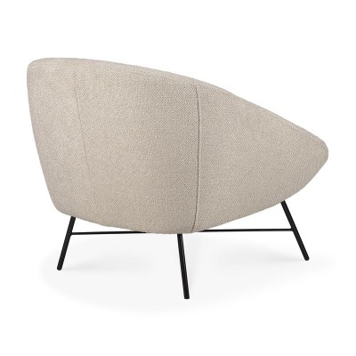 Sillón Barrow Off White de Ethnicraft en Moises Showroom Sillón Barrow Off White de Ethnicraft en Moises Showroom