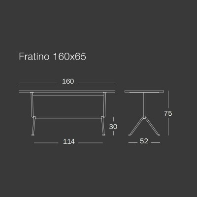 Medidas Fratino 160cm Officina de MAGIS Medidas Fratino 160cm Officina de MAGIS