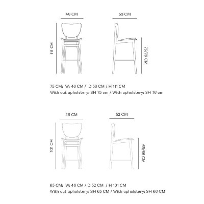 Norr11 Elephant Sedia da bar Norr11 Elephant Sedia da bar