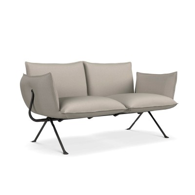 Sofá Officina de Magis 2 plazas tapicería Hero 211 de Kvadrat Sofá Officina de Magis 2 plazas tapicería Hero 211 de Kvadrat