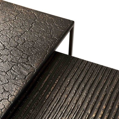 Conjunto mesa centro Pentagon de Ethnicraft en Moises Showroom