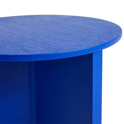 Mesa Slit Table Wood High Vivid Blue de HAY en Moises Showroom Mesa Slit Table Wood High Vivid Blue de HAY en Moises Showroom