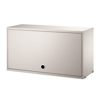 Beige string flip door cabinet by String® Beige string flip door cabinet by String®