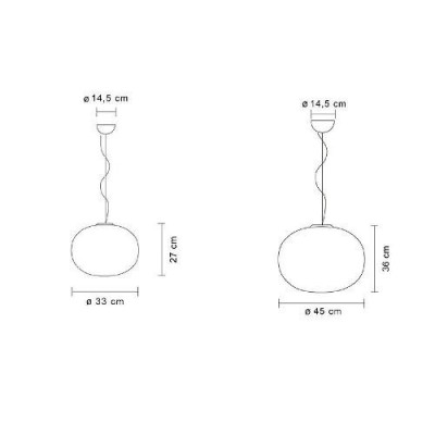 Luminária de suspensão de teto Glo-Ball S Flos Luminária de suspensão de teto Glo-Ball S Flos