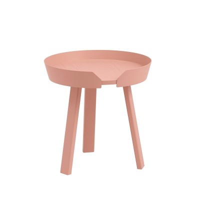 Around Coffee Table Small tan rose de Muuto en Moises Showroom Around Coffee Table Small tan rose de Muuto en Moises Showroom