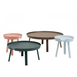 Around Coffee Table Small tan rose de Muuto en Moises Showroom Around Coffee Table Small tan rose de Muuto en Moises Showroom