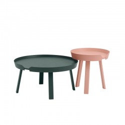 Around Coffee Table Small tan rose de Muuto en Moises Showroom Around Coffee Table Small tan rose de Muuto en Moises Showroom