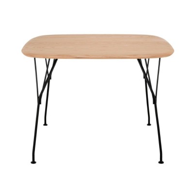 Viscount of wood by Kartell, medida: 100x100, acabado fresno con estructura negra Viscount of wood by Kartell, medida: 100x100, acabado fresno con estructura negra