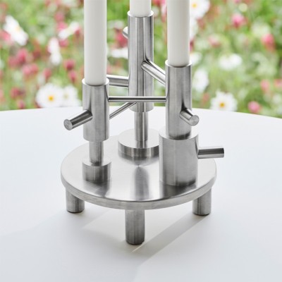 Stainless steel candleholder designed by Jaime Hayón Stainless steel candleholder designed by Jaime Hayón