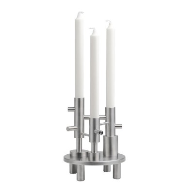 Stainless steel candleholder designed by Jaime Hayón Stainless steel candleholder designed by Jaime Hayón