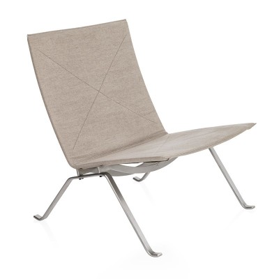 Butaca PK22™ tapizado Canvas natural de Fritz Hansen Butaca PK22™ tapizado Canvas natural de Fritz Hansen