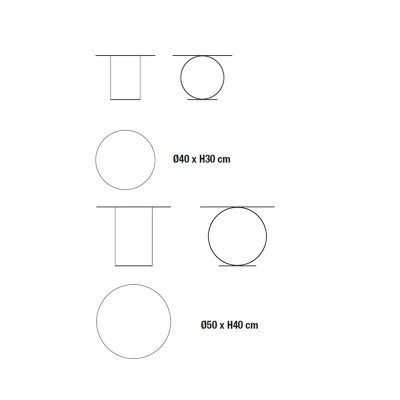Medidas METODO coffee table de MDF Italia Medidas METODO coffee table de MDF Italia