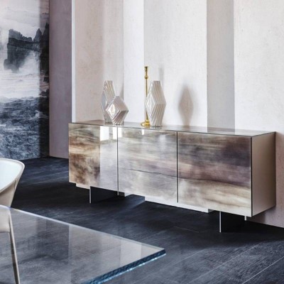 Aparador Focus Crystalart de Cattelan Italia en Moises Showroom Aparador Focus Crystalart de Cattelan Italia en Moises Showroom