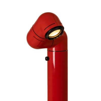Lámpara Tatu de pie roja de Santa&Cole Lámpara Tatu de pie roja de Santa&Cole
