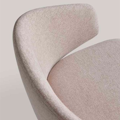 Sillón Binar 60 con respaldo bajo y 4 patas de madera de Inclass Sillón Binar 60 con respaldo bajo y 4 patas de madera de Inclass