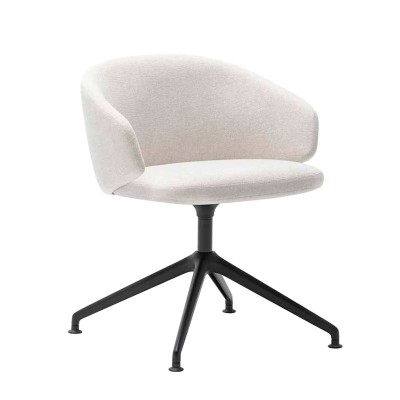 Inclass, Sillón Binar 60 respaldo bajo 4 radios de aluminio