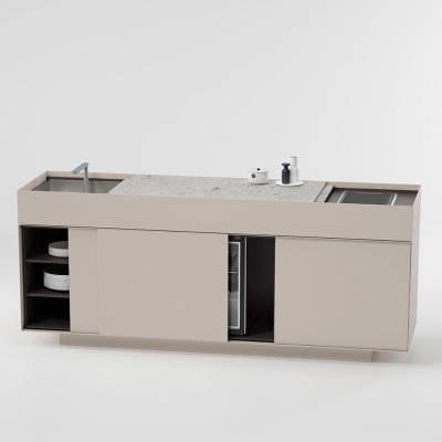 Cocina de exterior Kitchen de Kettal en Moises Showroom Cocina de exterior Kitchen de Kettal en Moises Showroom