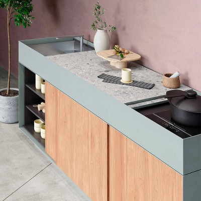 Cocina de exterior Kitchen de Kettal en Moises Showroom Cocina de exterior Kitchen de Kettal en Moises Showroom