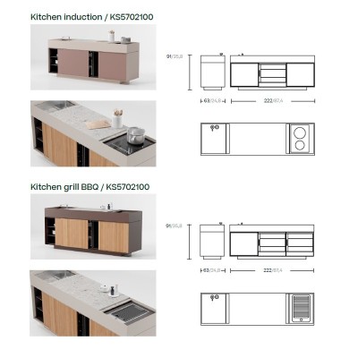 Cocina de exterior Kitchen de Kettal en Moises Showroom Cocina de exterior Kitchen de Kettal en Moises Showroom