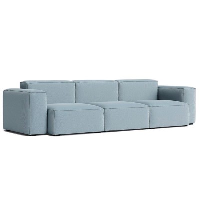 Sofá Mags Soft 3 plazas brazo corto de HAY