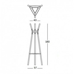 Perchero Steelwood Coat Stand - Magis Perchero Steelwood Coat Stand - Magis