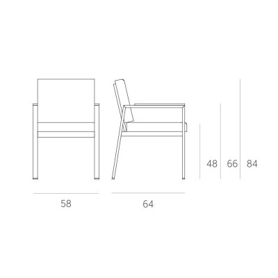 Medidas Silla Timeless de Gandía Blasco Medidas Silla Timeless de Gandía Blasco